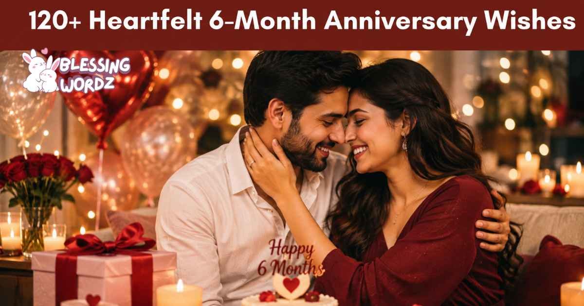 6-Month Anniversary Wishes