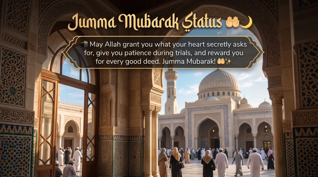 jumma mubarak status