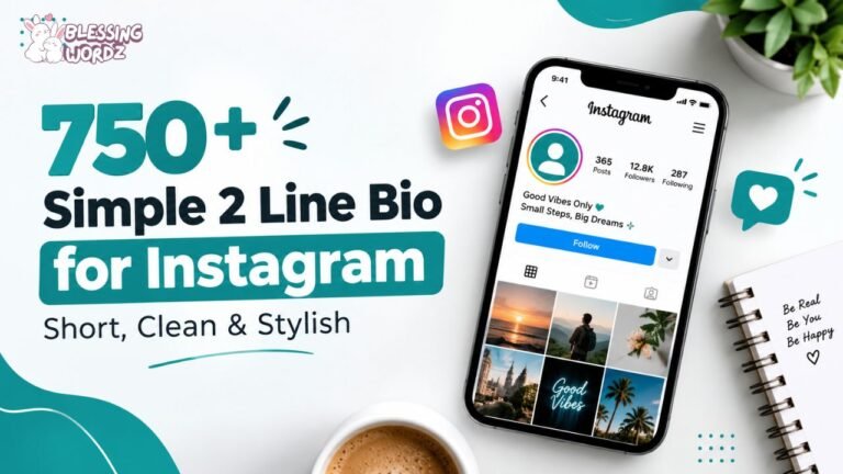 2 Line Bio for Instagram