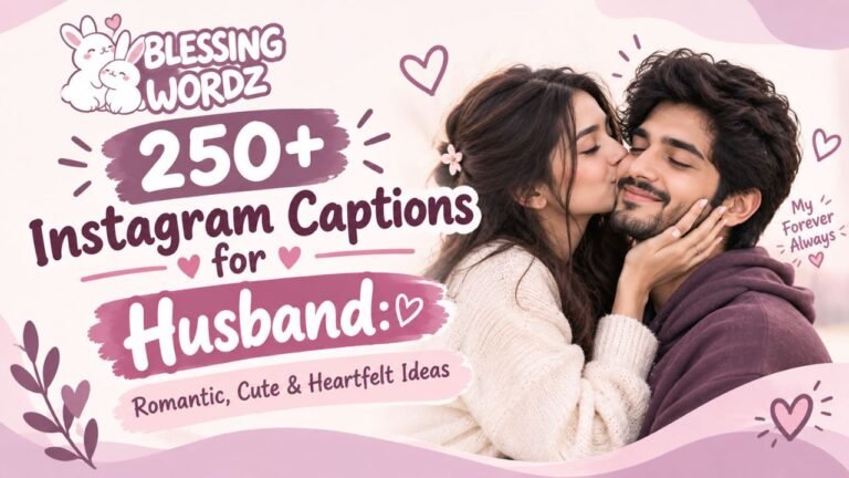 250+ Instagram Captions for Husband_ Romantic, Cute & Heartfelt Ideas