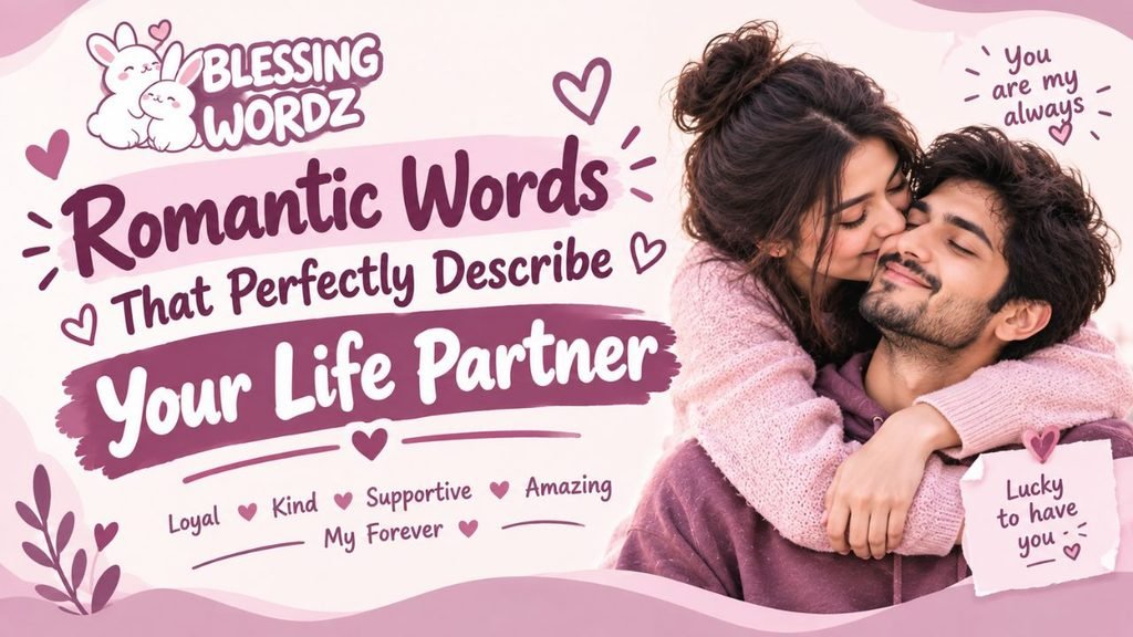 Romantic Words That Perfectly Describe Your Life Partner