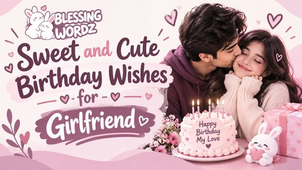 Sweet and Cute Birthday Wishes for Girlfriend