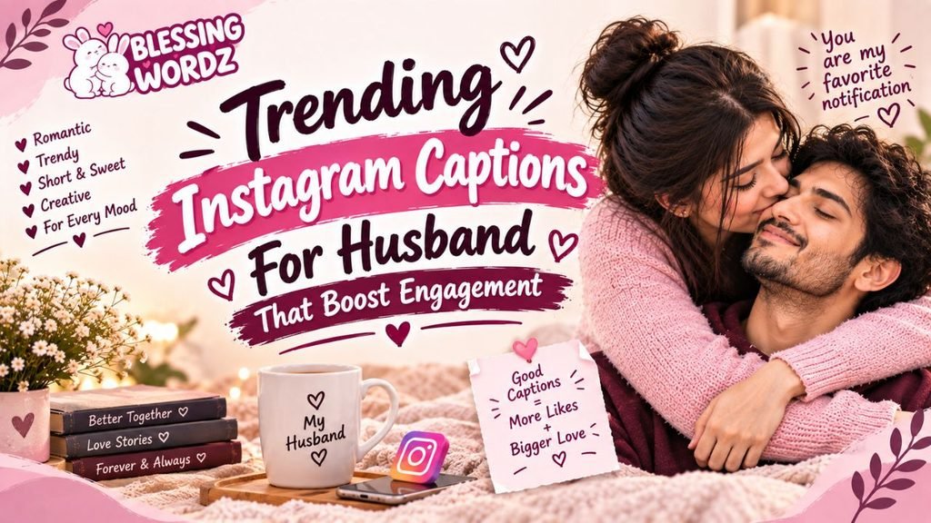 Trending Instagram Captions For Husband That Boost Engagement