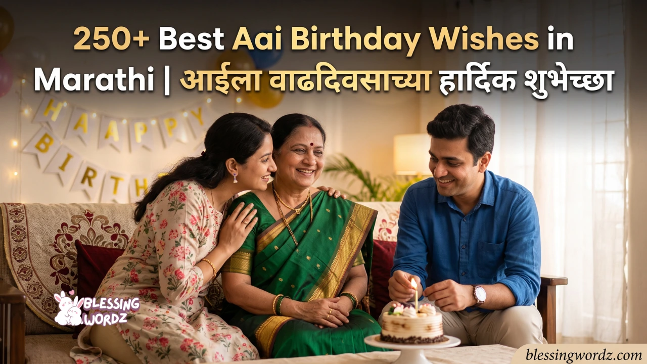 aai birthday wishes in marathi