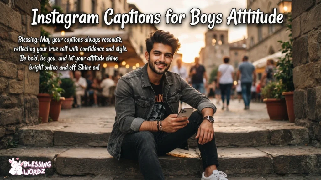 instagram captions for boys attitude